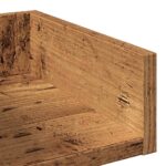 Bibliothèque vieux bois 86x25,5x140 cm bois d'ingénierie – Image 5