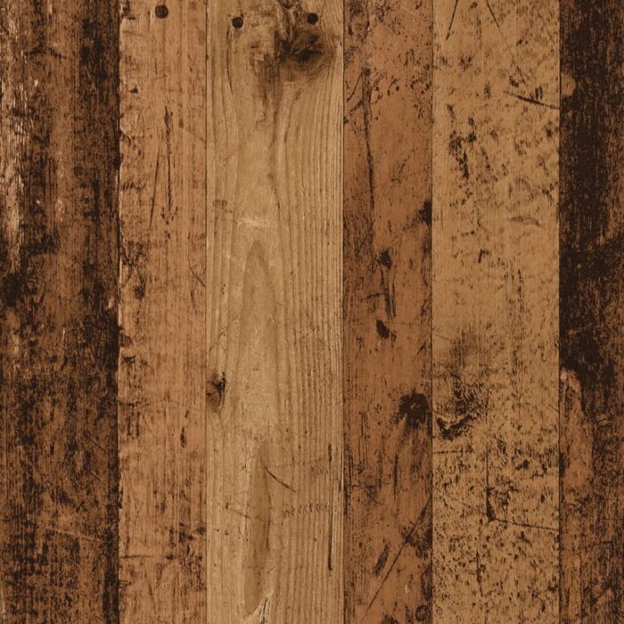 Table d'appoint vieux bois 33x33x34 cm bois d'ingénierie – Image 6
