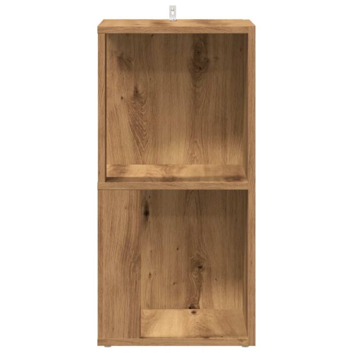 Armoire d'angle chêne artisanal 33x33x67 cm bois d'ingénierie – Image 2