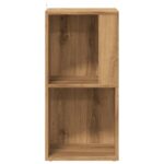 Armoire d'angle chêne artisanal 33x33x67 cm bois d'ingénierie – Image 3