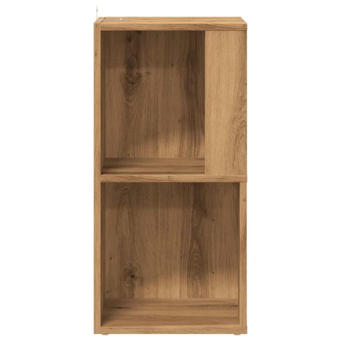 Armoire d'angle chêne artisanal 33x33x67 cm bois d'ingénierie – Image 3