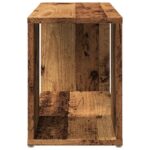 Meuble TV vieux bois 60x24x32cm bois d'ingénierie – Image 4