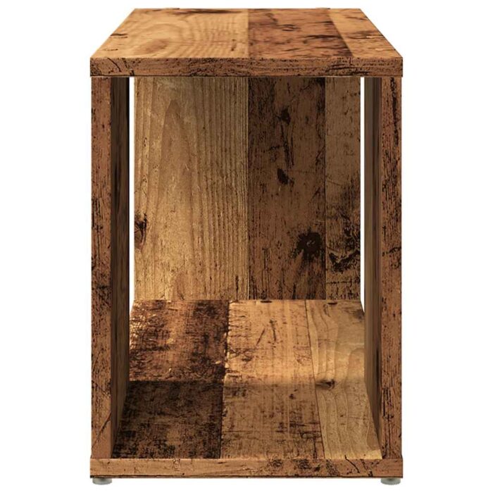 Meuble TV vieux bois 60x24x32cm bois d'ingénierie – Image 4