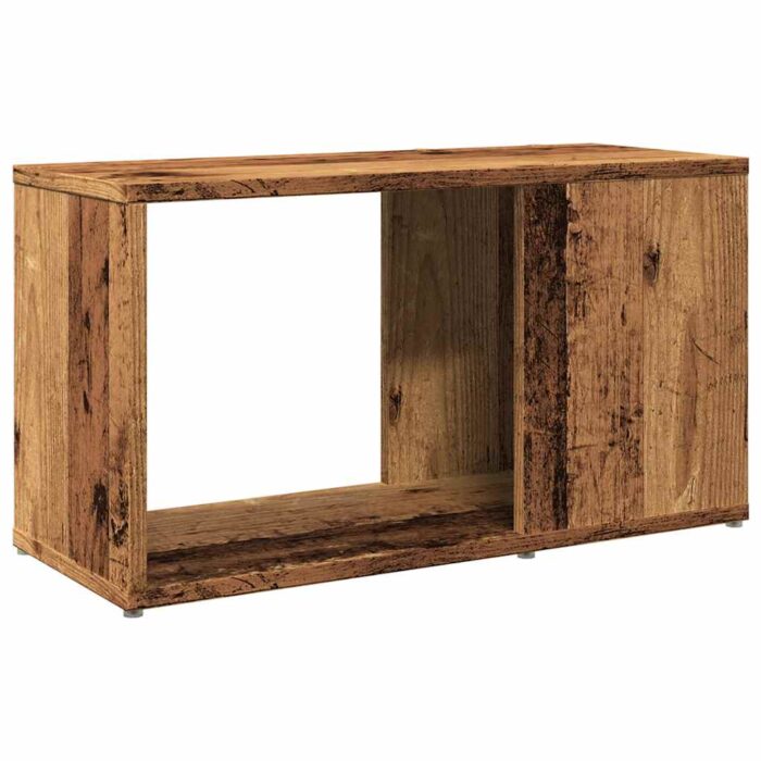 Meuble TV vieux bois 60x24x32cm bois d'ingénierie – Image 5