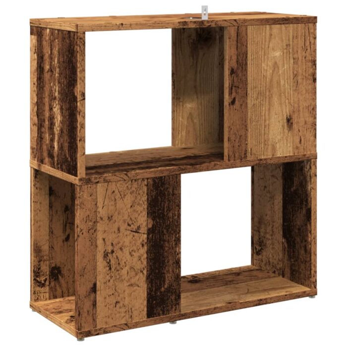 Bibliothèque vieux bois 60x24x63 cm bois d'ingénierie – Image 4