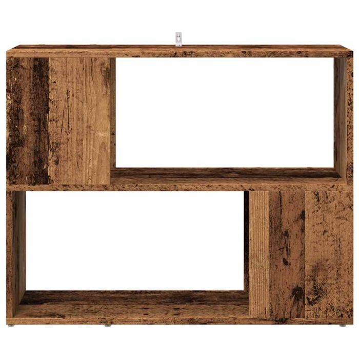 Bibliothèque/Séparateur de pièce vieux bois 80x24x63 cm – Image 2