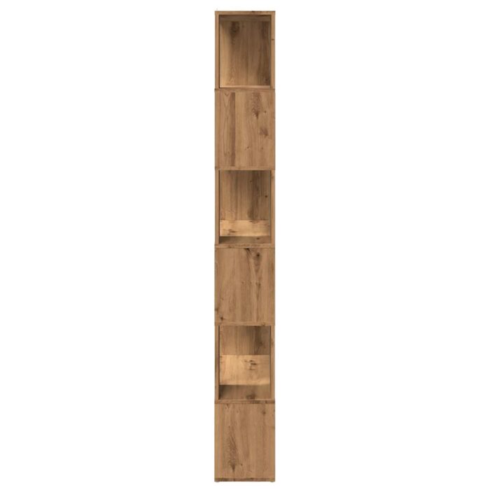 Bibliothèque/Séparateur de pièce chêne artisanal 80x24x186 cm – Image 3