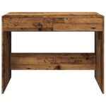 Bureau vieux bois 101x50x76,5 cm bois d'ingénierie – Image 3