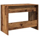 Bureau vieux bois 101x50x76,5 cm bois d'ingénierie – Image 5