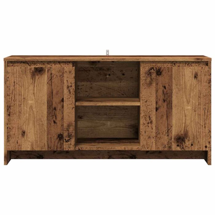 Meuble TV vieux bois 102x37,5x52,5 cm bois d'ingénierie – Image 2