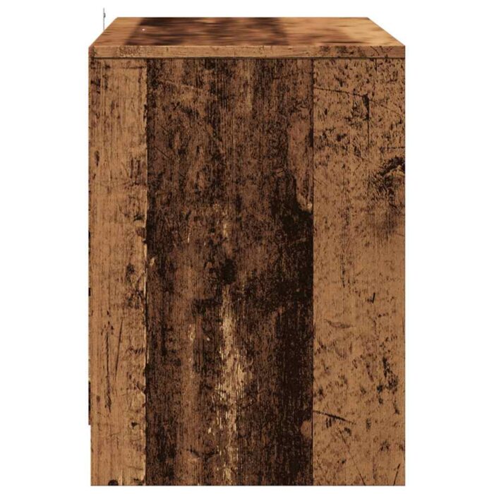 Meuble TV vieux bois 102x37,5x52,5 cm bois d'ingénierie – Image 3