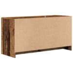 Meuble TV vieux bois 102x37,5x52,5 cm bois d'ingénierie – Image 4