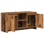 Meuble TV vieux bois 102x37,5x52,5 cm bois d'ingénierie – Image 5
