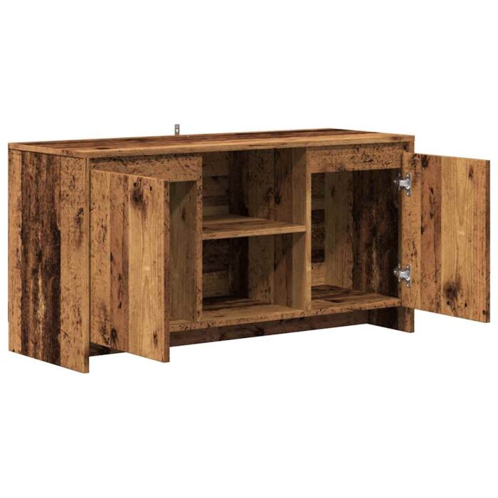 Meuble TV vieux bois 102x37,5x52,5 cm bois d'ingénierie – Image 5