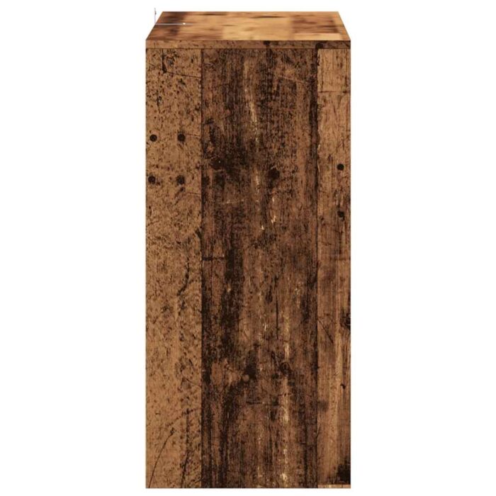 Table console vieux bois 100x35x76,5 cm bois d'ingénierie – Image 3