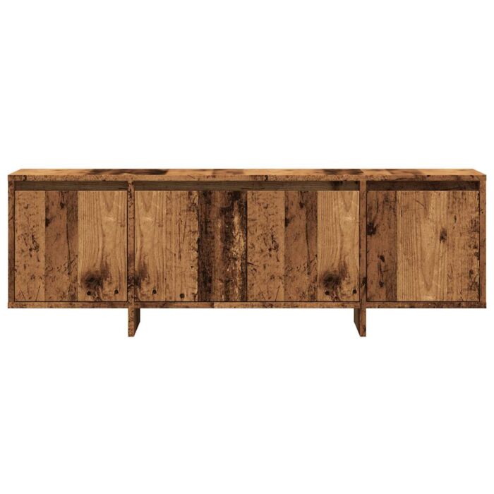 Meuble TV vieux bois 120x30x40,5 cm bois d'ingénierie – Image 2
