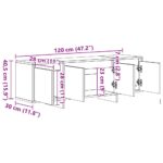 Meuble TV vieux bois 120x30x40,5 cm bois d'ingénierie – Image 8