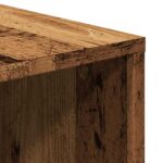Meuble TV vieux bois 130x35x50 cm bois d'ingénierie – Image 6