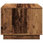 Table basse vieux bois 55x55x42 cm bois d'ingénierie – Image 3