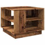 Table basse vieux bois 55x55x42 cm bois d'ingénierie – Image 4