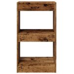 Bibliothèque/Cloison de séparation vieux bois 40x30x72 cm – Image 2