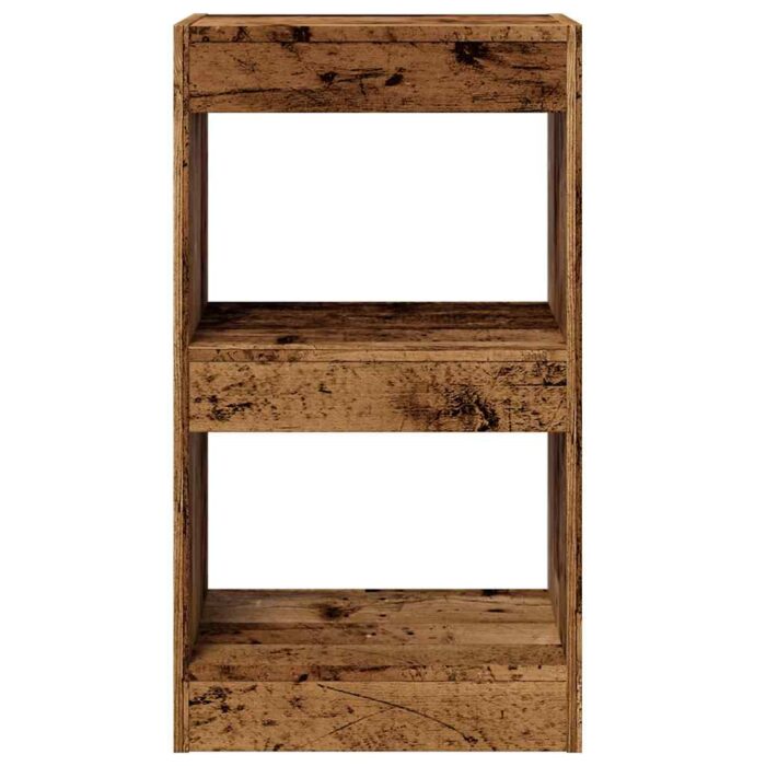 Bibliothèque/Cloison de séparation vieux bois 40x30x72 cm – Image 2