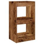 Bibliothèque/Cloison de séparation vieux bois 40x30x72 cm – Image 4