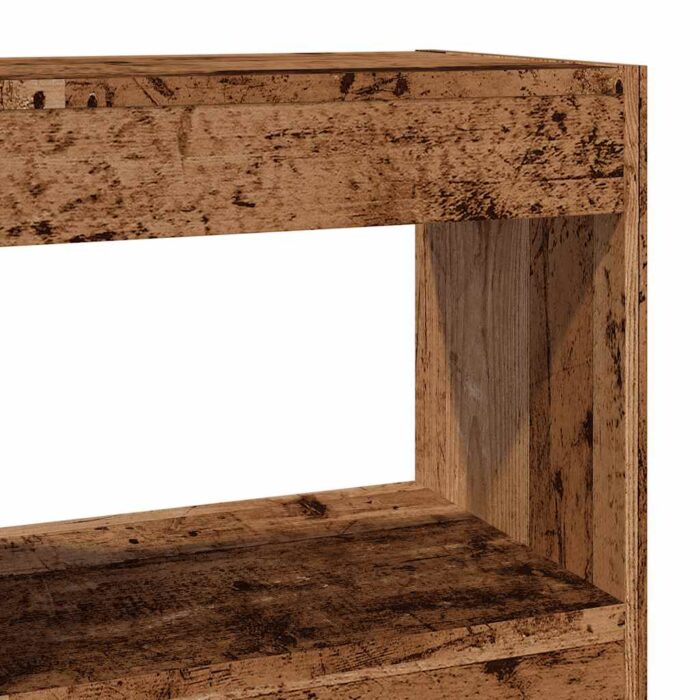 Bibliothèque/Cloison de séparation vieux bois 40x30x72 cm – Image 5