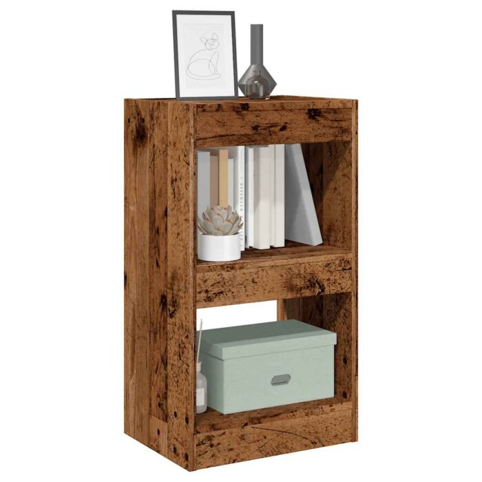 Bibliothèque/Cloison de séparation vieux bois 40x30x72 cm – Image 1