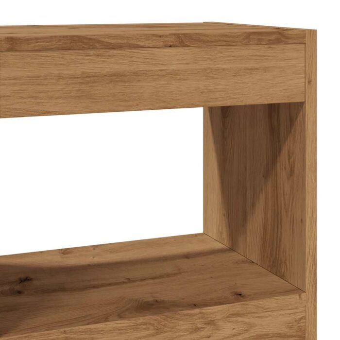 Bibliothèque/Séparateur de pièce chêne artisanal 40x30x72 cm – Image 5