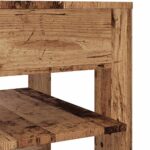 Table basse vieux bois 55,5x55x45 cm bois d'ingénierie – Image 5