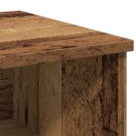 Table de chevet vieux bois 40x36x65 cm bois d'ingénierie – Image 7