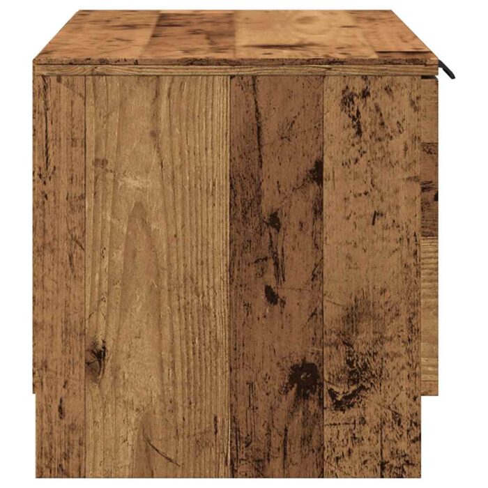 Meuble TV vieux bois 80x35x36,5 cm bois d'ingénierie – Image 3