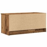 Meuble TV vieux bois 80x35x36,5 cm bois d'ingénierie – Image 4