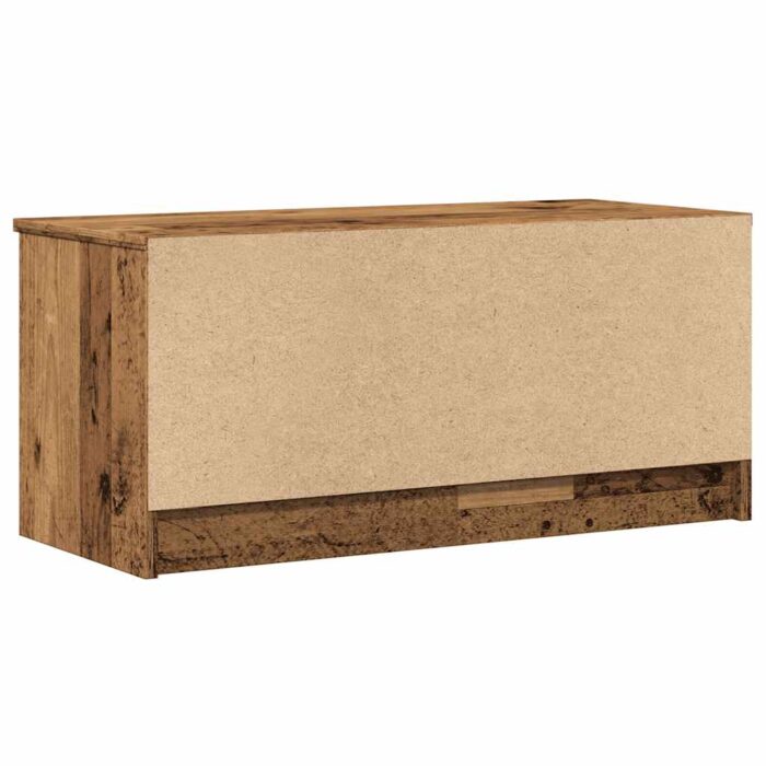 Meuble TV vieux bois 80x35x36,5 cm bois d'ingénierie – Image 4