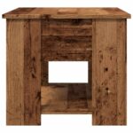 Table basse vieux bois 79x49x41 cm bois d'ingénierie – Image 4