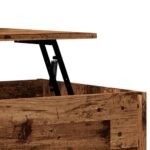 Table basse vieux bois 80x50,5x41,5 cm bois d'ingénierie – Image 8