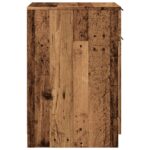 Armoire de bureau vieux bois 33x50x75 cm bois d'ingénierie – Image 4