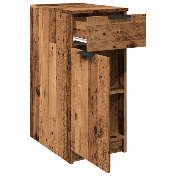 Armoire de bureau vieux bois 33x50x75 cm bois d'ingénierie – Image 6