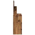Coiffeuse avec miroir vieux bois 86,5x35x136 cm – Image 3
