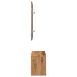 Ensemble de meubles de couloir chêne artisanal bois ingénierie – Image 5