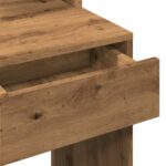 Coiffeuse avec LED chêne artisanal 74,5x40x141 cm – Image 10