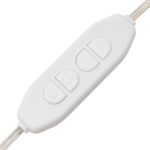 Coiffeuse avec lumières LED vieux bois 96x40x142 cm – Image 11