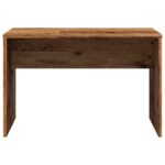 Tabouret de toilette vieux bois 70x35x45 cm bois d'ingénierie – Image 2