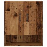 Armoire murale vieux bois 60x31x70 cm bois d'ingénierie – Image 2