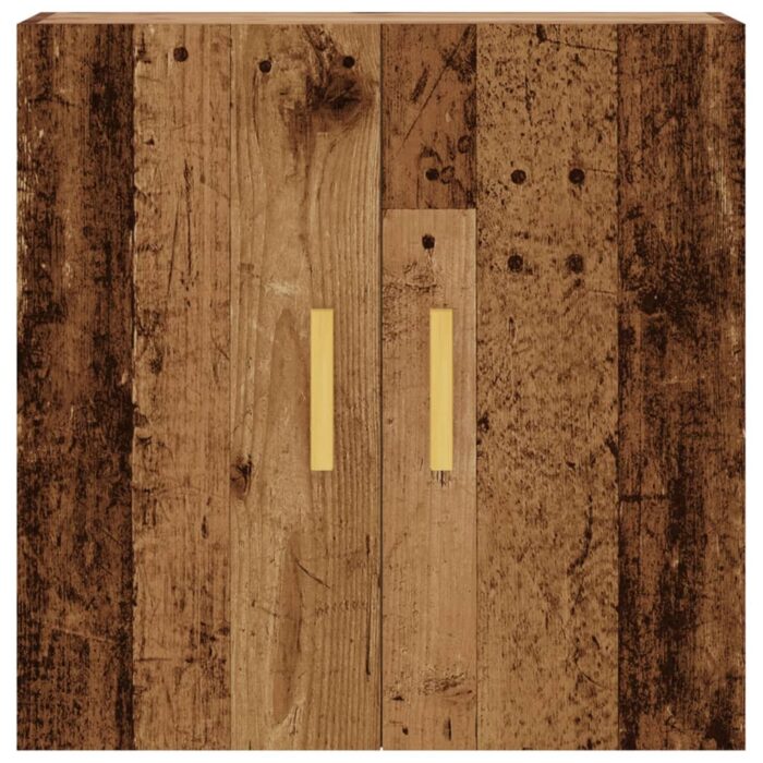Armoire murale vieux bois 60x31x60 cm bois d'ingénierie – Image 2