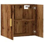 Armoire murale vieux bois 60x31x60 cm bois d'ingénierie – Image 3