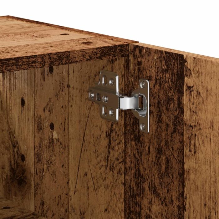 Armoire murale vieux bois 60x31x60 cm bois d'ingénierie – Image 6