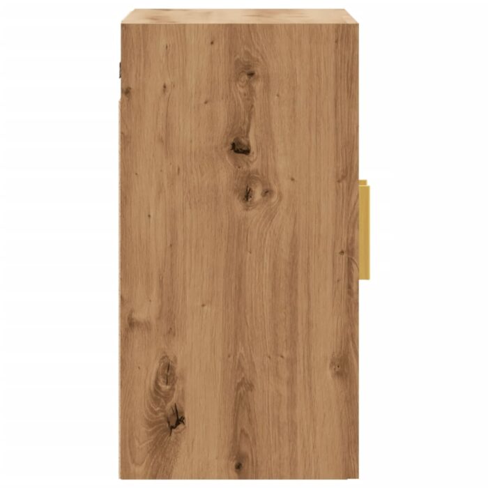 Armoire murale chêne artisanal 60x31x60 cm bois d'ingénierie – Image 4
