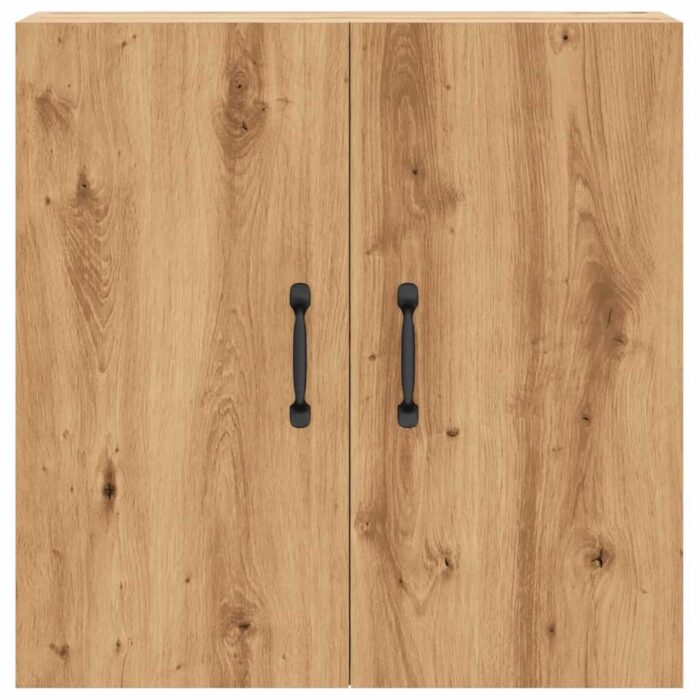 Armoire murale chêne artisanal 60x31x60 cm bois d'ingénierie – Image 2